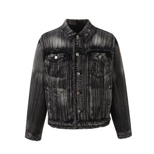 FADED BLACK DENIM JACKET