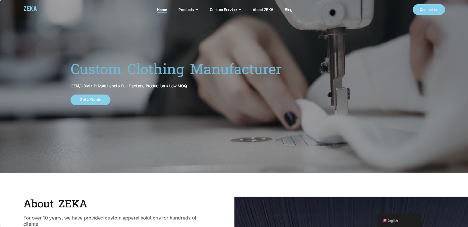 website banner